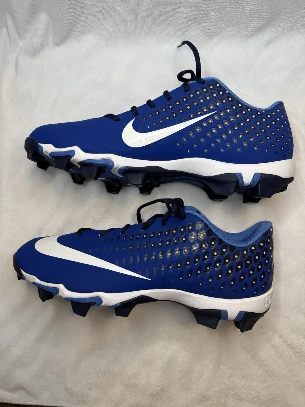 NWOB Nike Men’s 13 Lunar Vapor Ultrafly Elite 2 baseball cleats Blue A07945-401